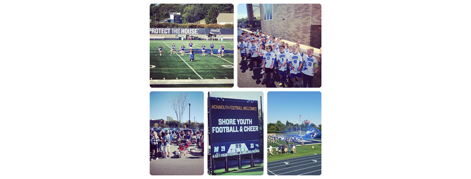 Shore YFC on-field experience at Monmouth University!